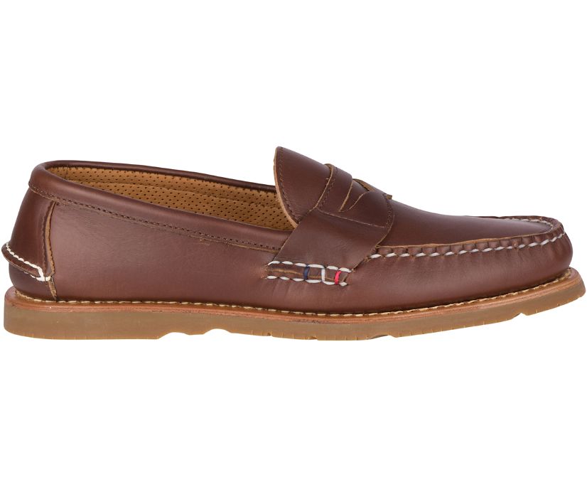 Sperry Gold Cup Handcrafted in Maine Penny Loafers - Men's Loafers - Brown [PV9320785] Sperry Top Si
